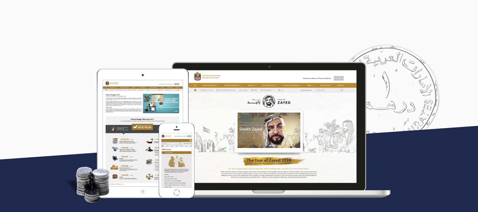 UAE Ministry of Finance – Web Development Company in Dubai